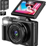 4K Digital Camera for Photography, 64MP Vlogging Camera for YouTube with 18X Zoom